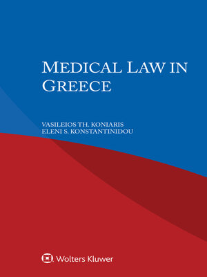 cover image of Medical Law in Greece